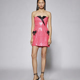 Pink Sequin Mini Dress - Endless - UAE Rental and Resale for Women's Fashion
