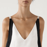 Piping Linen Dress - Endless - UAE Rental and Resale for Women's Fashion