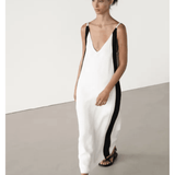 Piping Linen Dress - Endless - UAE Rental and Resale for Women's Fashion