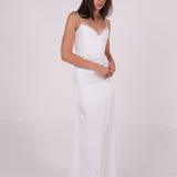 Pleated Bodycon Long Dress - Endless - UAE Rental and Resale for Women's Fashion