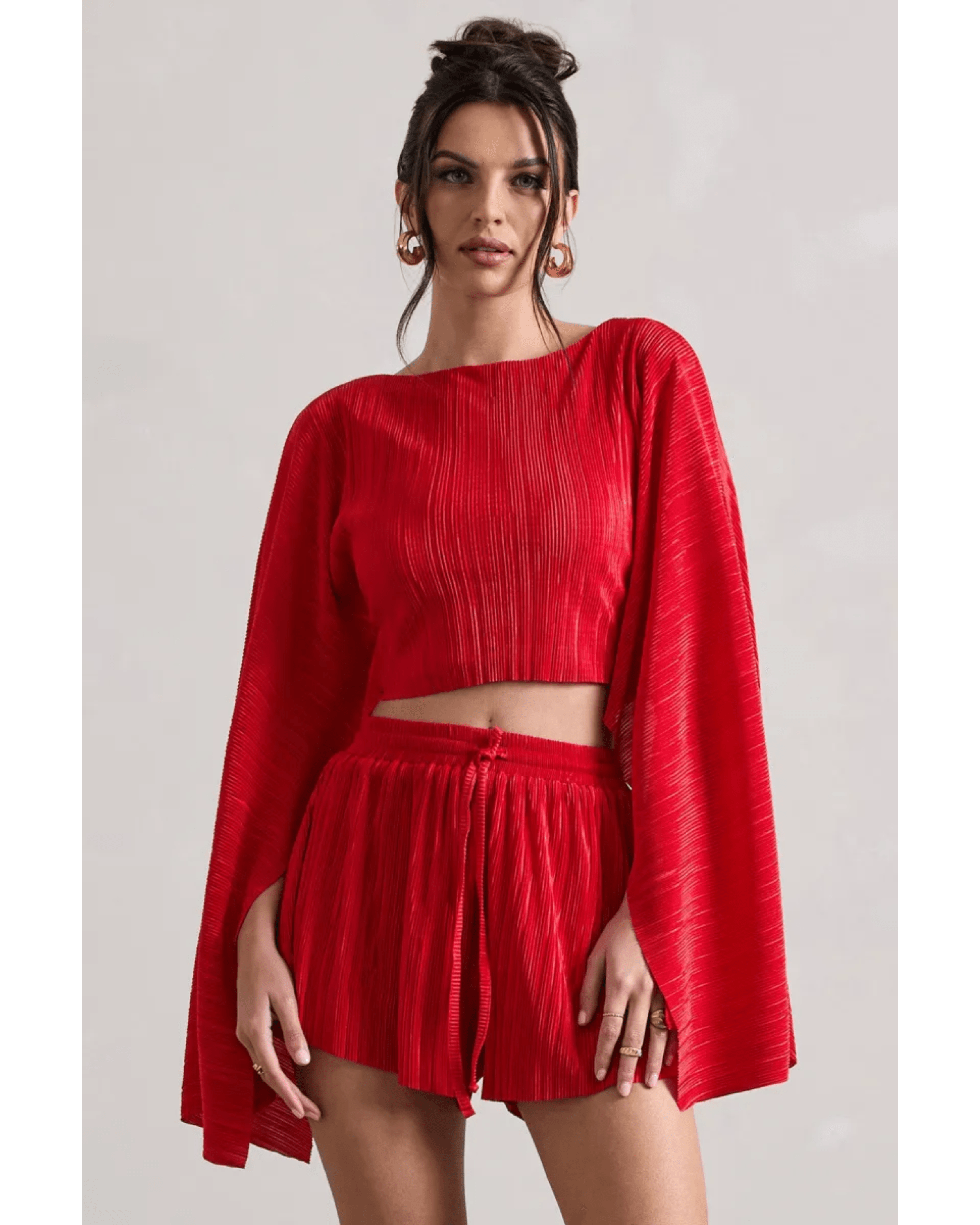 Plisse Co-ord Set - Endless - UAE Rental and Resale for Women's Fashion