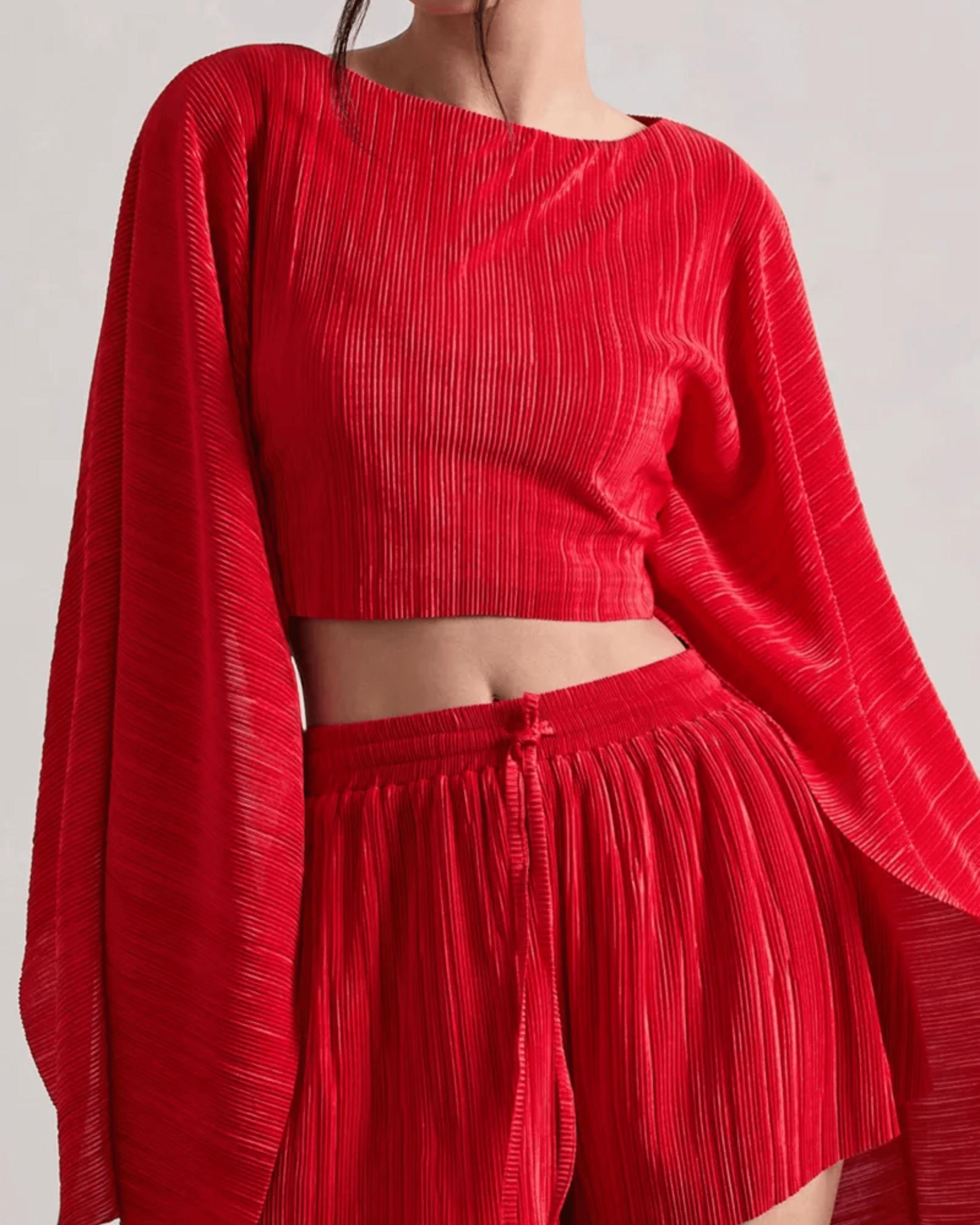 Plisse Co-ord Set - Endless - UAE Rental and Resale for Women's Fashion