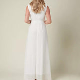 Plunging Neck Wrap Maxi Dress - Endless - UAE Rental and Resale for Women's Fashion