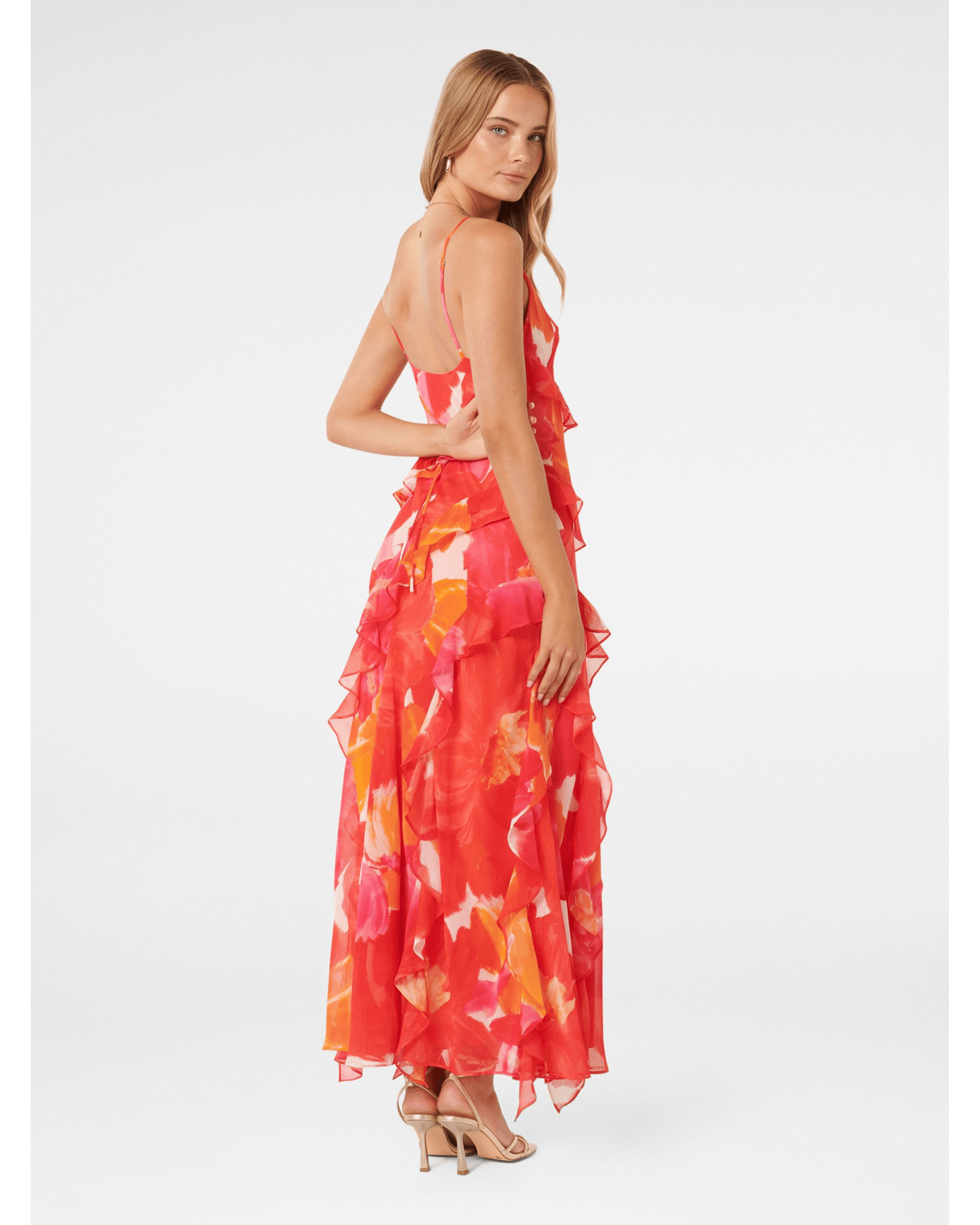 Poppy Ruffle Gown - Endless - UAE Rental and Resale for Women's Fashion