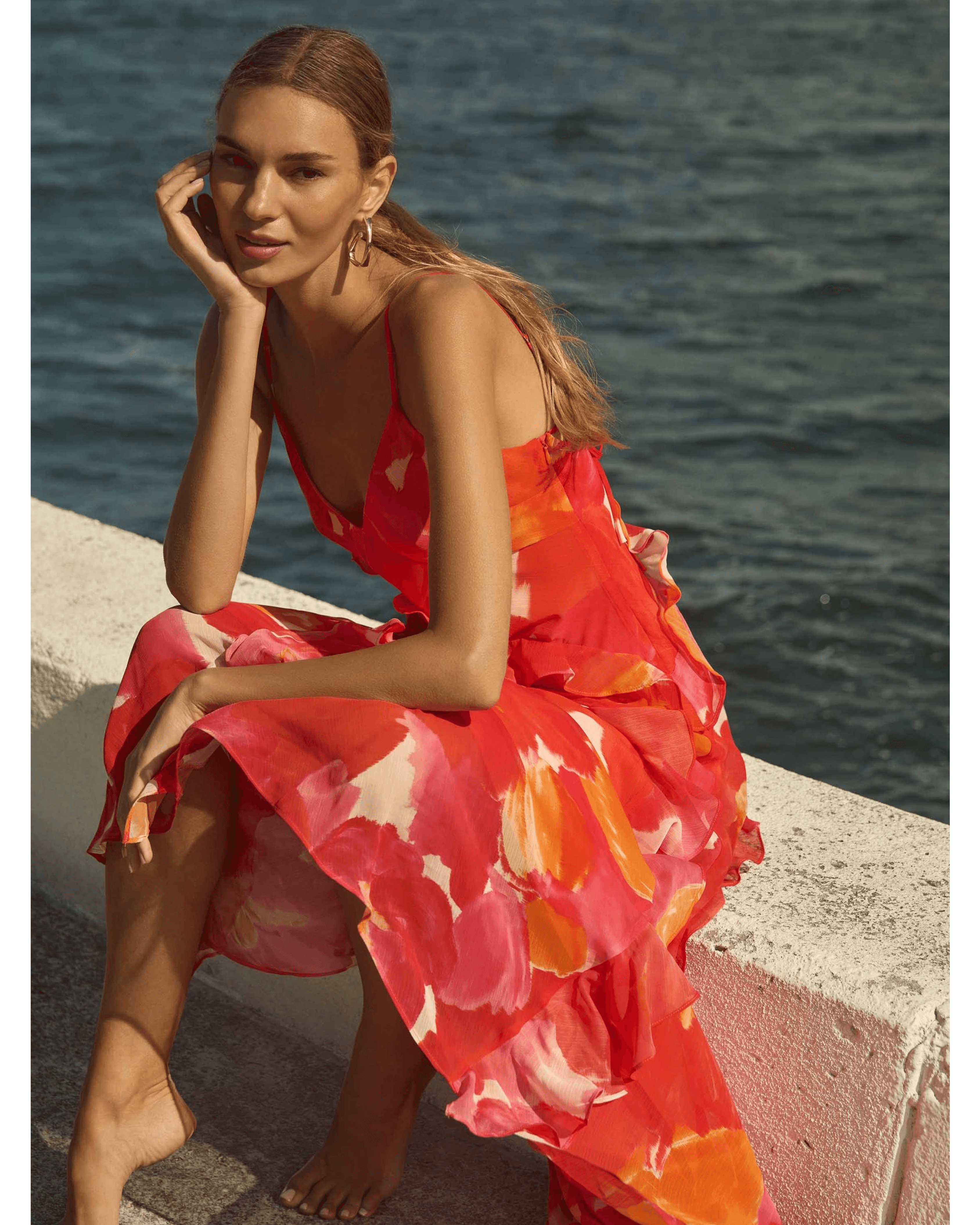 Poppy Ruffle Gown - Endless - UAE Rental and Resale for Women's Fashion
