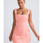 Posy Floral-Applique Corset Mini Dress - Endless - UAE Rental and Resale for Women's Fashion