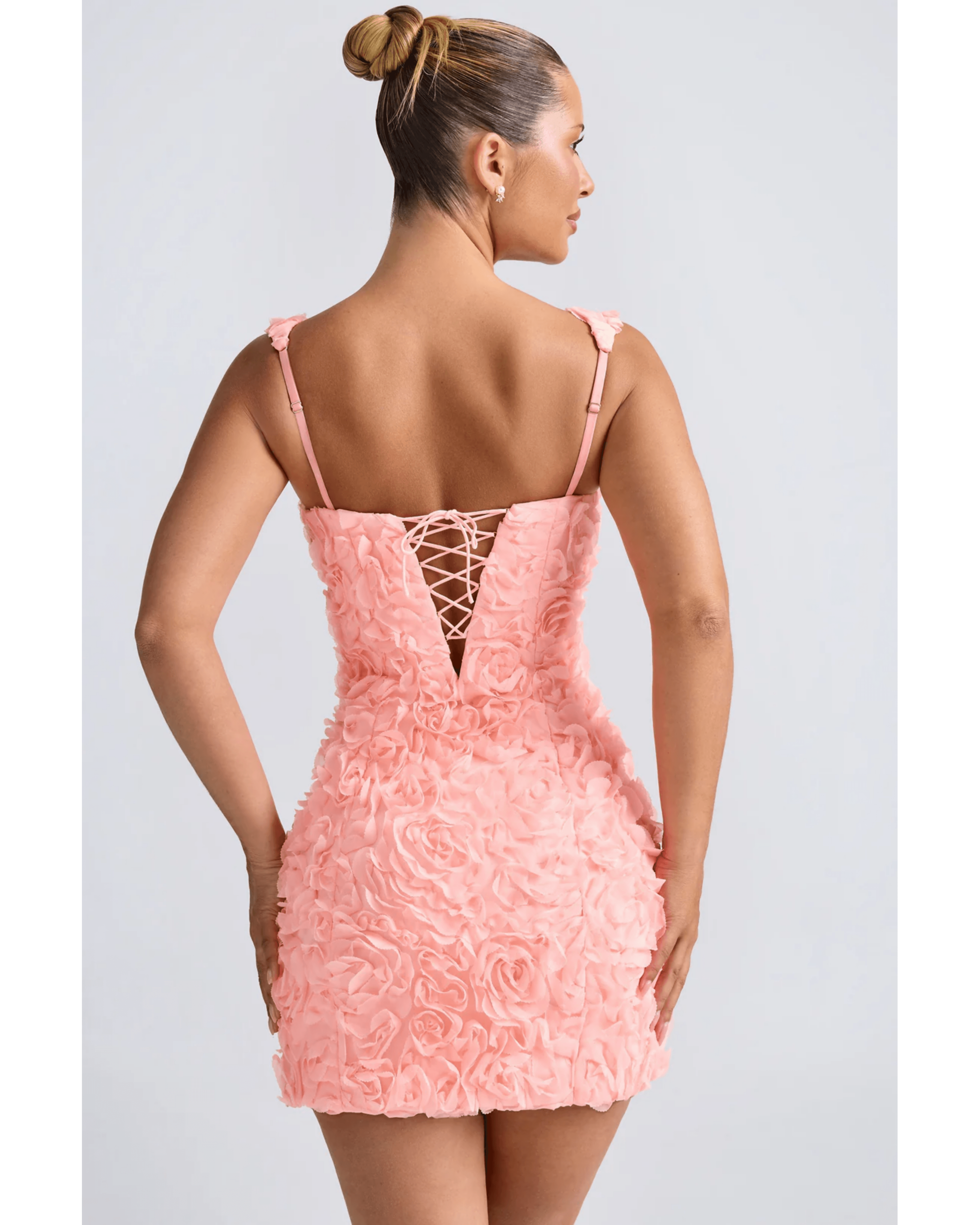Posy Floral-Applique Corset Mini Dress - Endless - UAE Rental and Resale for Women's Fashion