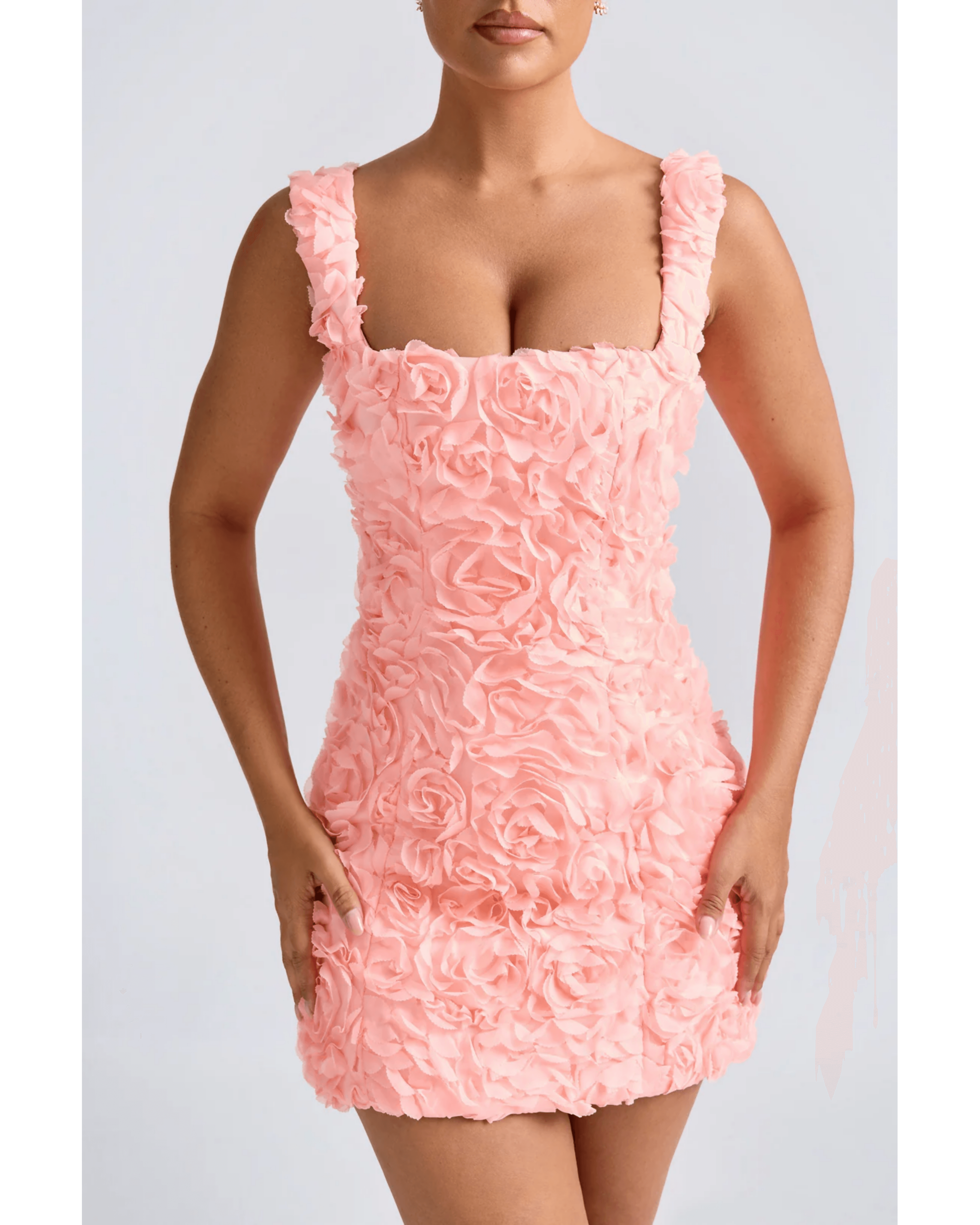 Posy Floral-Applique Corset Mini Dress - Endless - UAE Rental and Resale for Women's Fashion