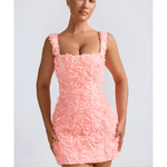 Posy Floral-Applique Corset Mini Dress - Endless - UAE Rental and Resale for Women's Fashion