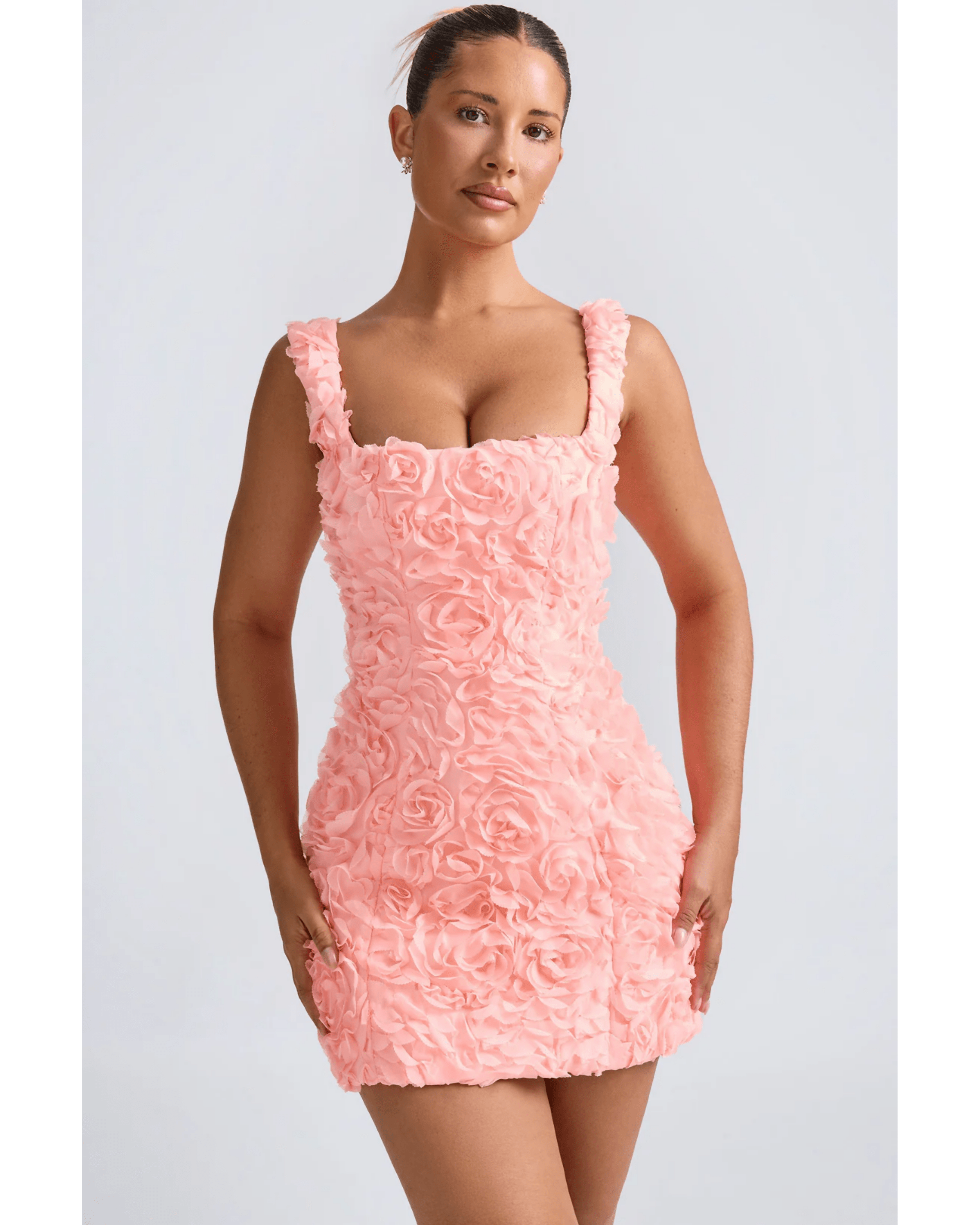 Posy Floral-Applique Corset Mini Dress - Endless - UAE Rental and Resale for Women's Fashion