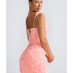 Posy Floral-Applique Corset Mini Dress - Endless - UAE Rental and Resale for Women's Fashion
