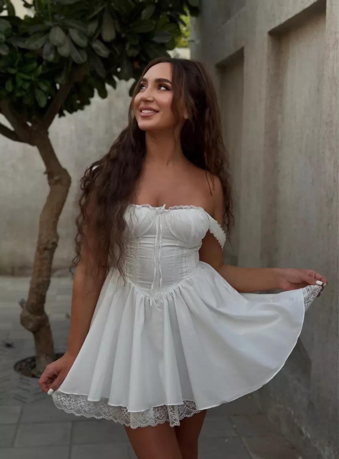 Pretty Lace Minidress - Endless - UAE Rental and Resale for Women's Fashion