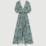 Printed Chiffon Scarf Midi Dress - Endless - UAE Rental and Resale for Women's Fashion