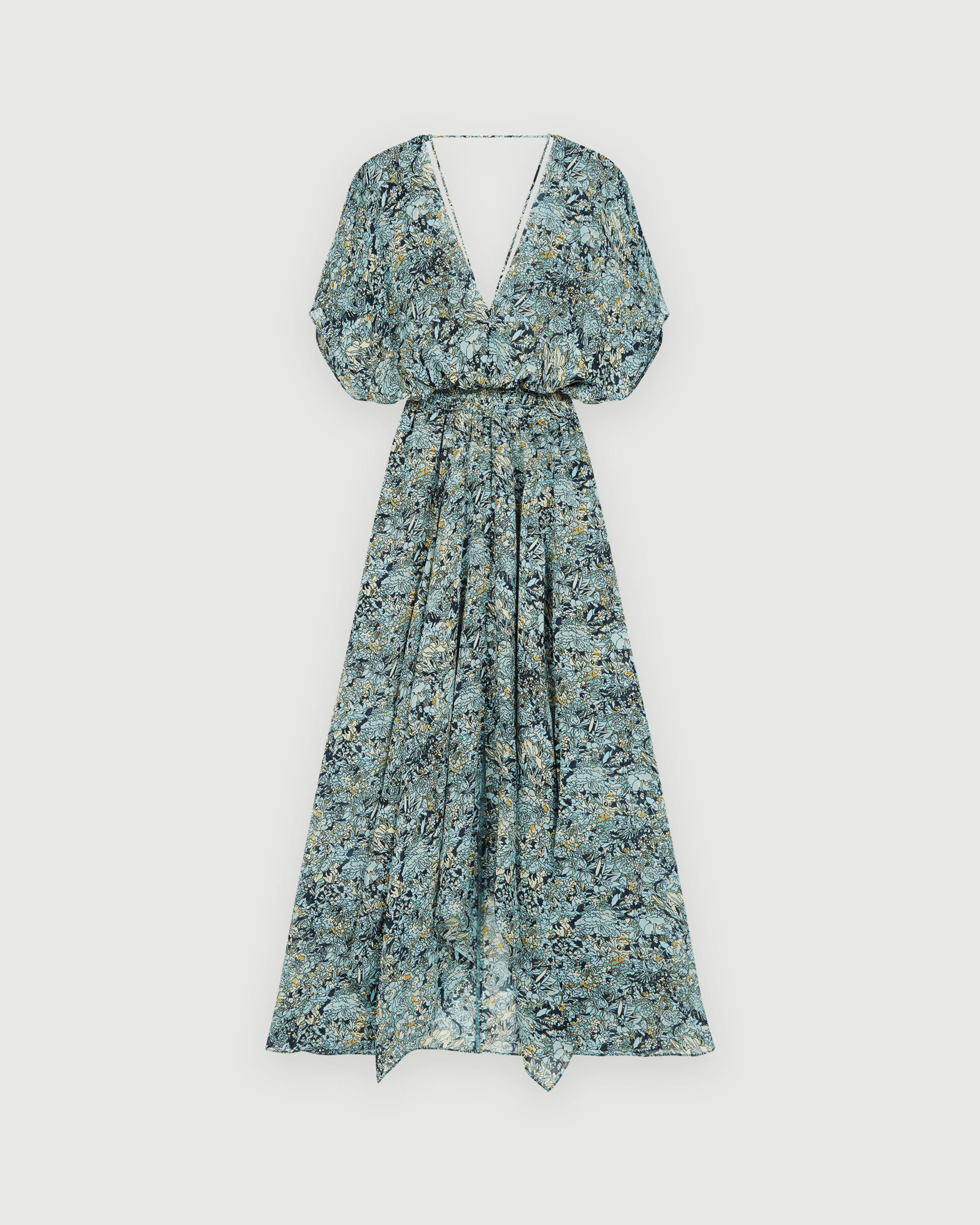 Printed Chiffon Scarf Midi Dress - Endless - UAE Rental and Resale for Women's Fashion