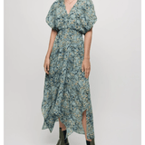 Printed Chiffon Scarf Midi Dress - Endless - UAE Rental and Resale for Women's Fashion