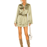 Priscilla Mini Dress in Sage - Endless - UAE Rental and Resale for Women's Fashion