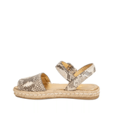 Python Flat Espadrille Sandals - Endless - UAE Rental and Resale for Women's Fashion