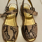 Python Flat Espadrille Sandals - Endless - UAE Rental and Resale for Women's Fashion