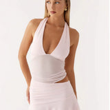 Calissa Haltherneck Mini Dress