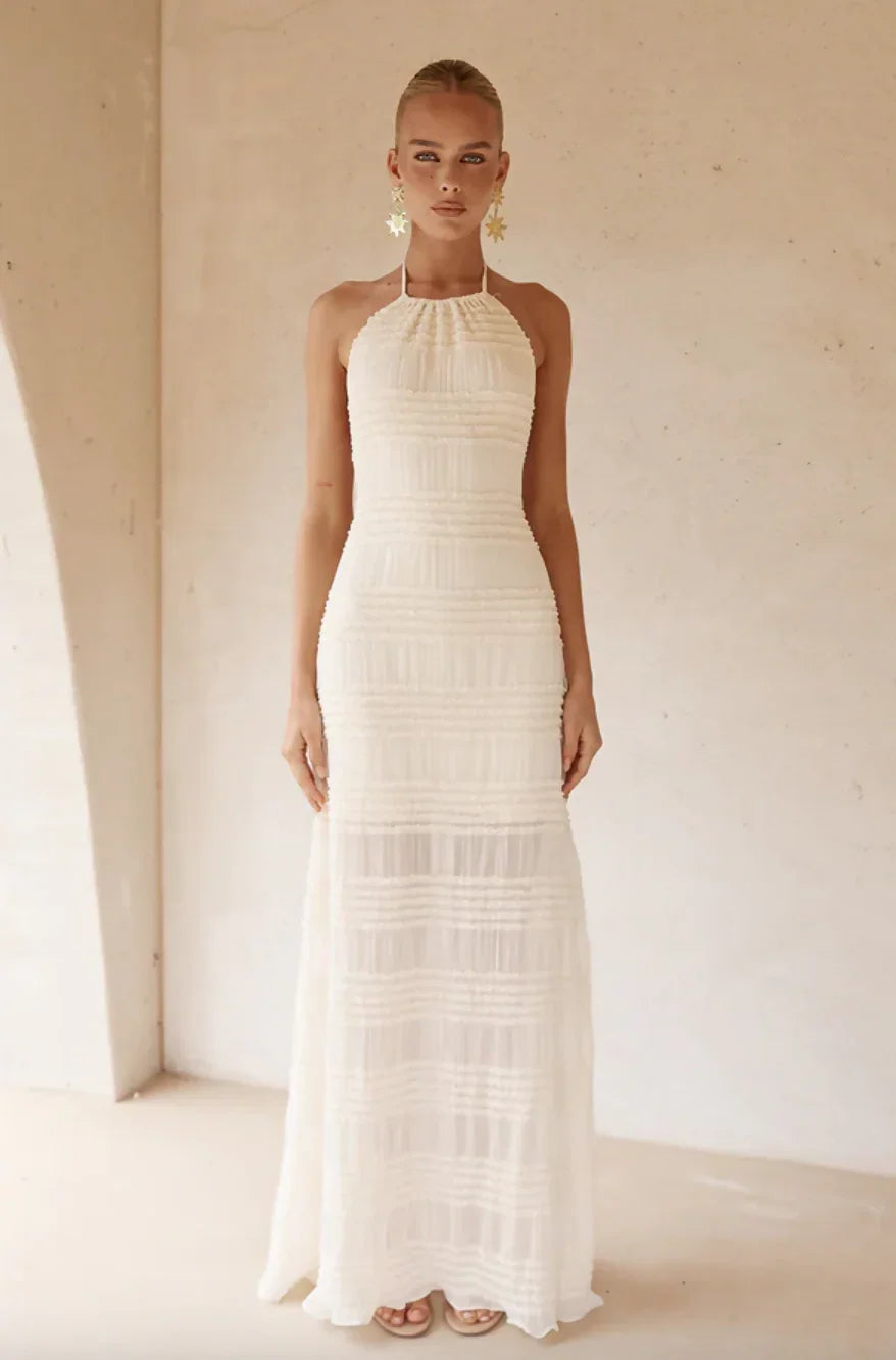 Ralita Maxi Dress in Cream - Endless - UAE Rental and Resale for Women's Fashion