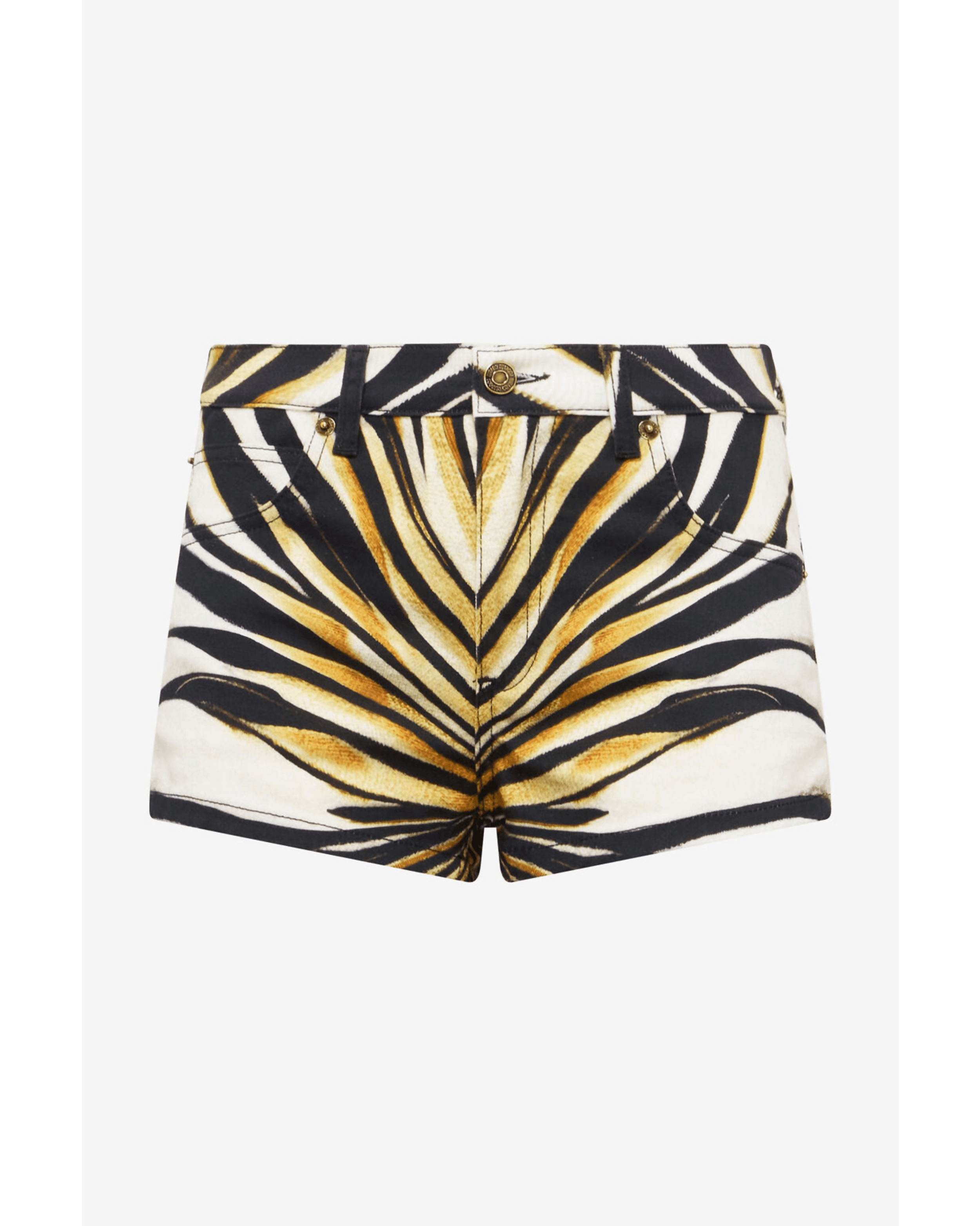 Ray Of Gold Print Cotton Shorts - Endless - UAE Rental and Resale for Women's Fashion