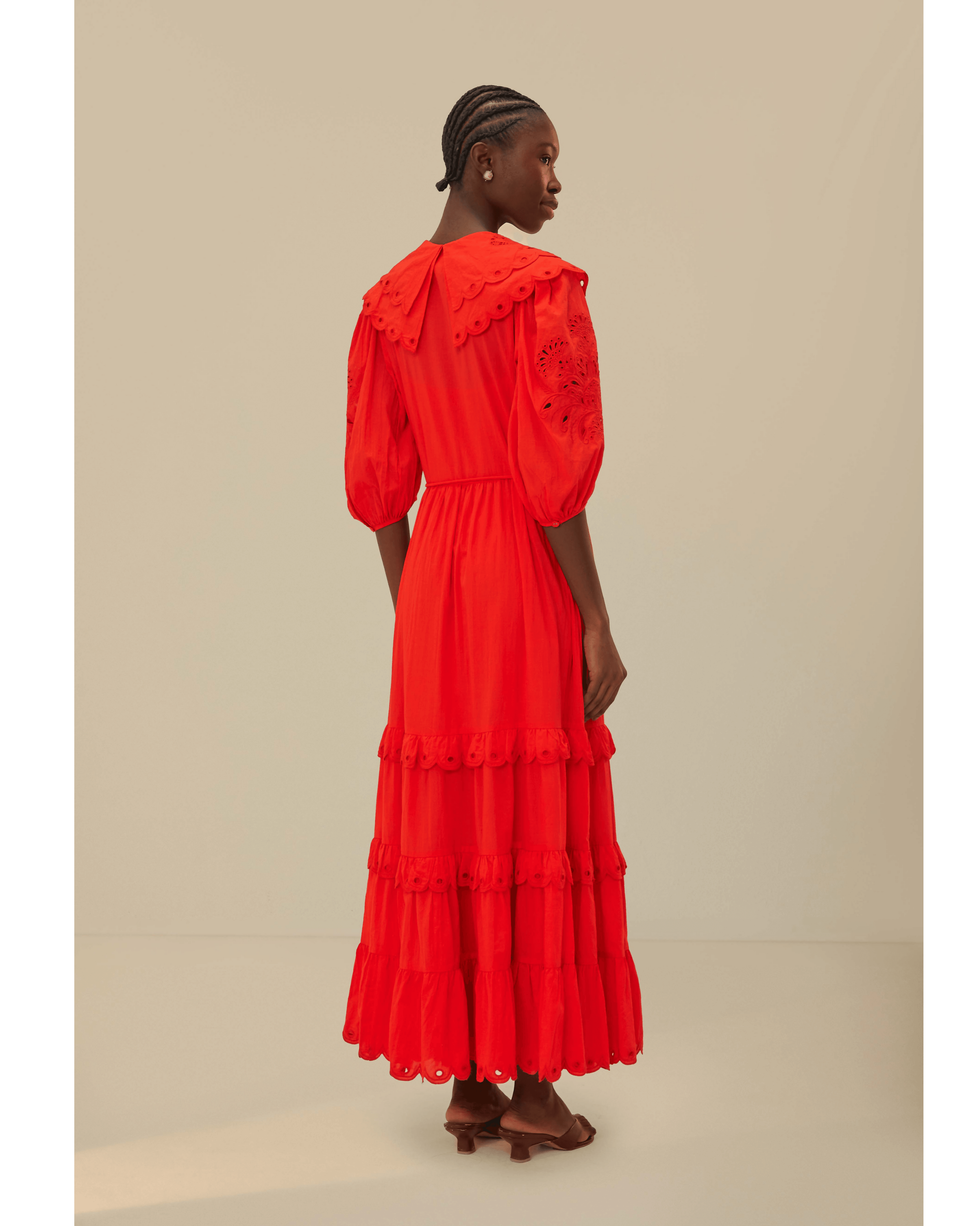 Red Humming Bird Richelieu Maxi Dress - Endless - UAE Rental and Resale for Women's Fashion