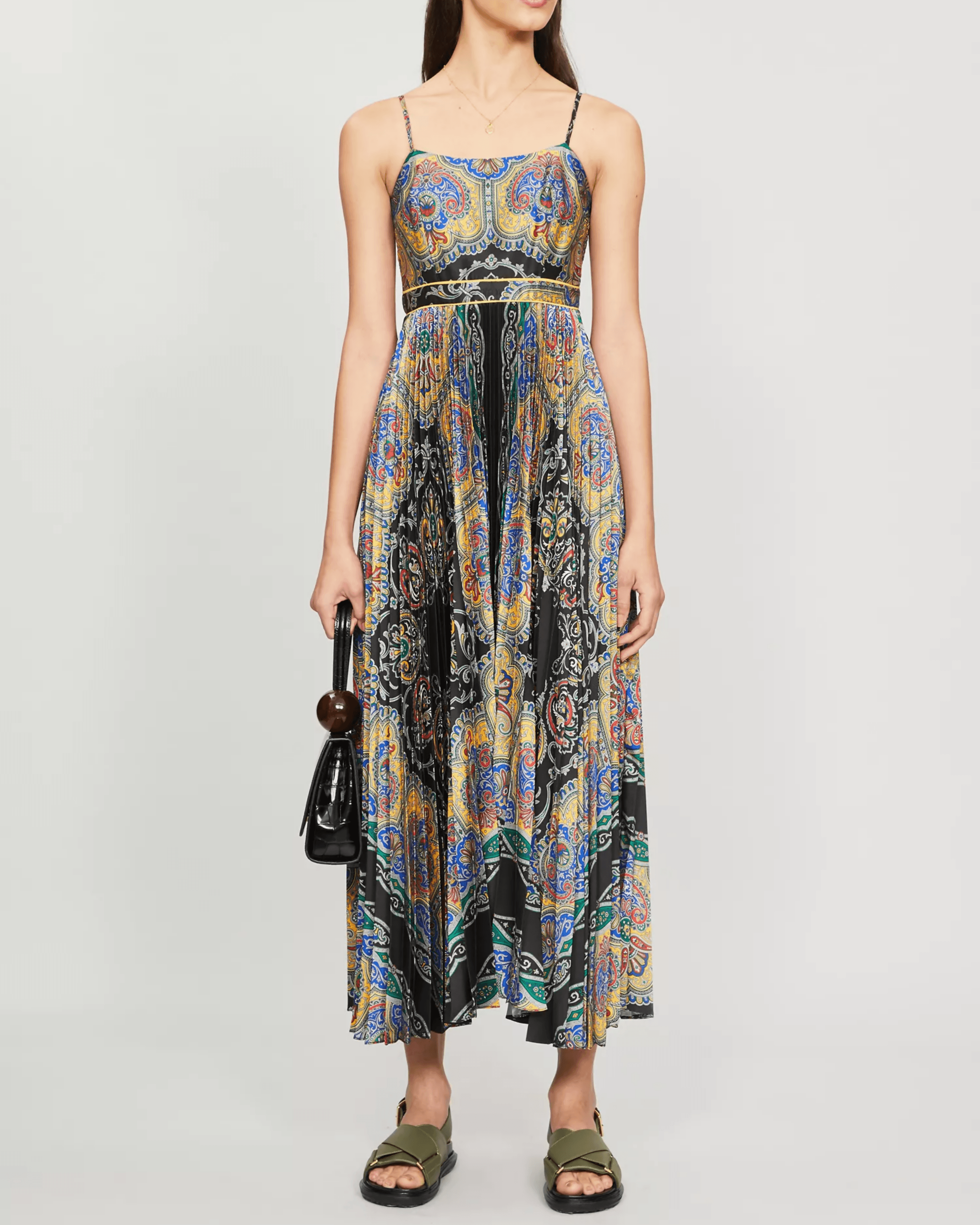 Riana satin midi dress - Endless - UAE Rental and Resale for Women's Fashion