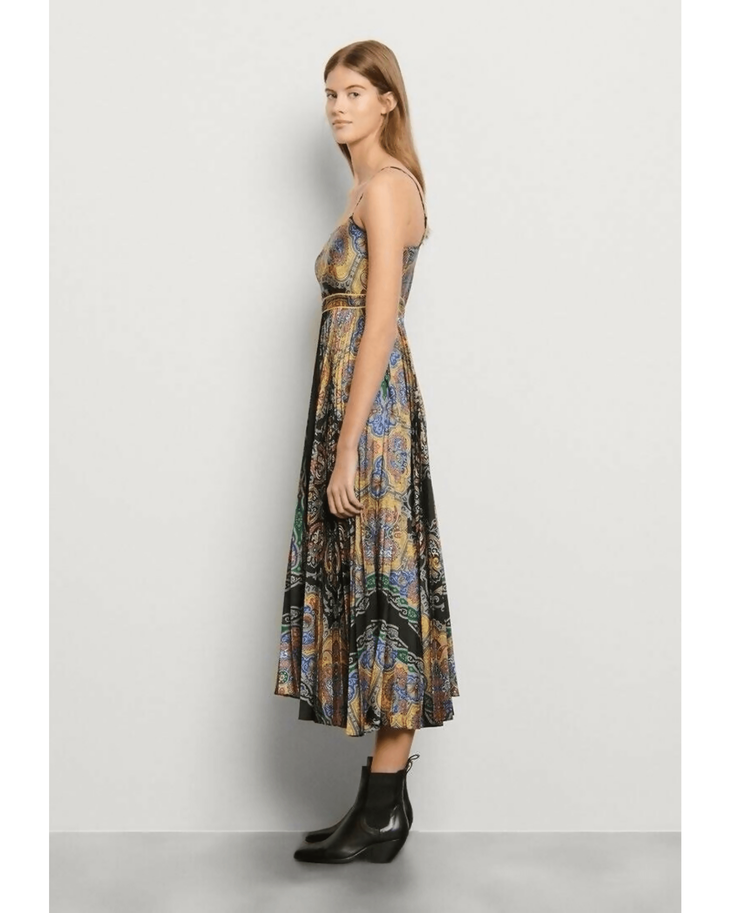 Riana satin midi dress - Endless - UAE Rental and Resale for Women's Fashion