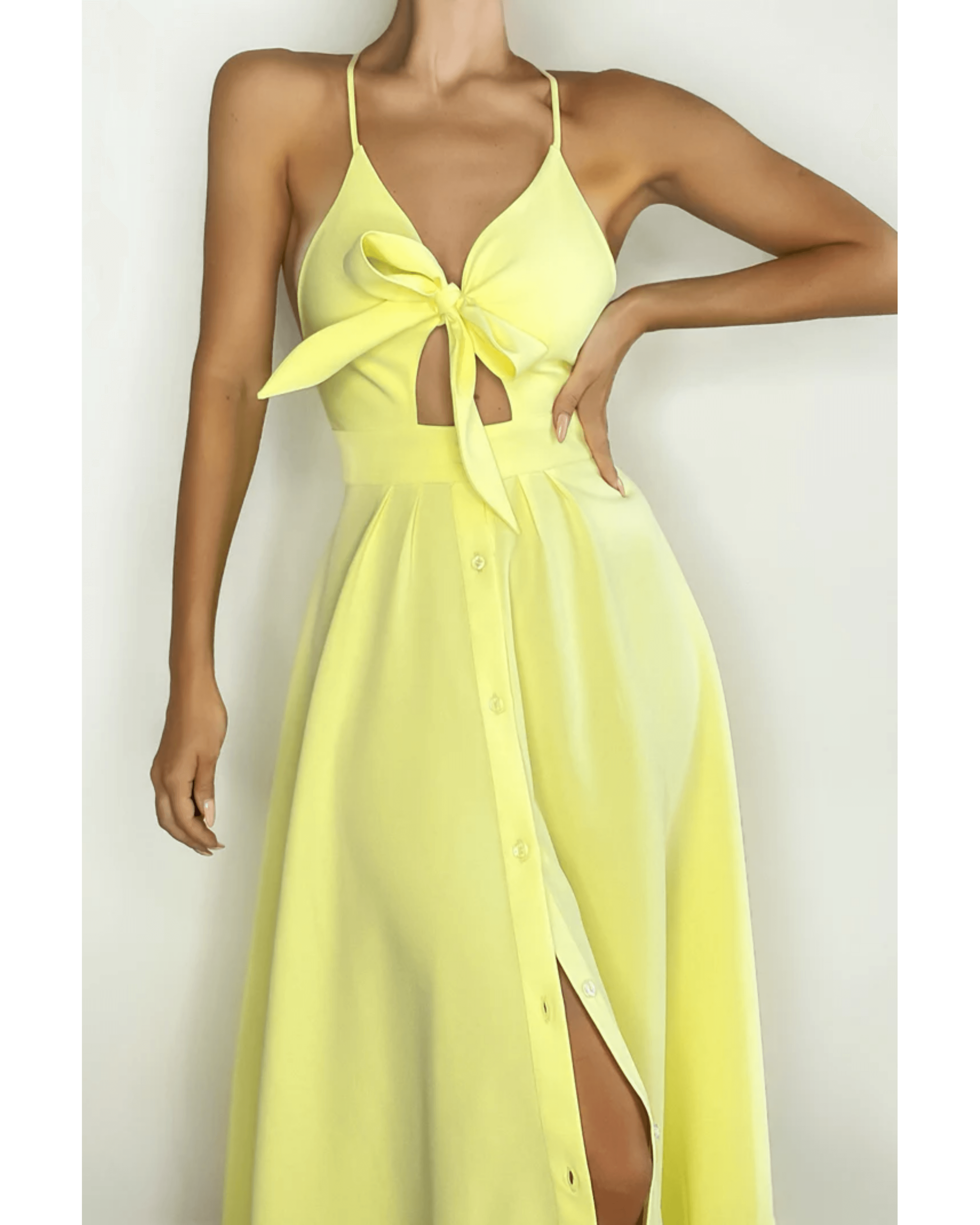 Riviera Yellow Dress - Endless - UAE Rental and Resale for Women's Fashion