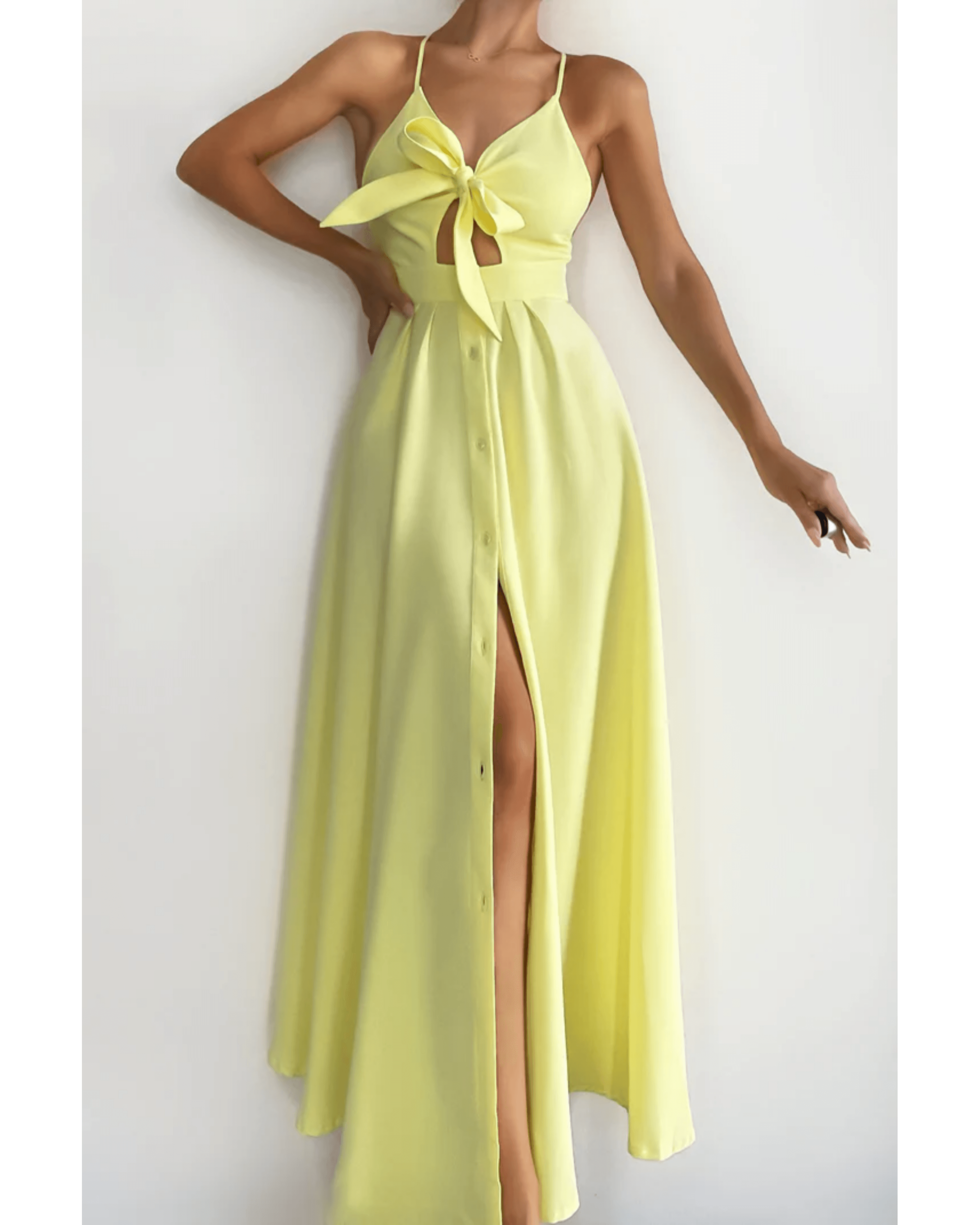 Riviera Yellow Dress - Endless - UAE Rental and Resale for Women's Fashion