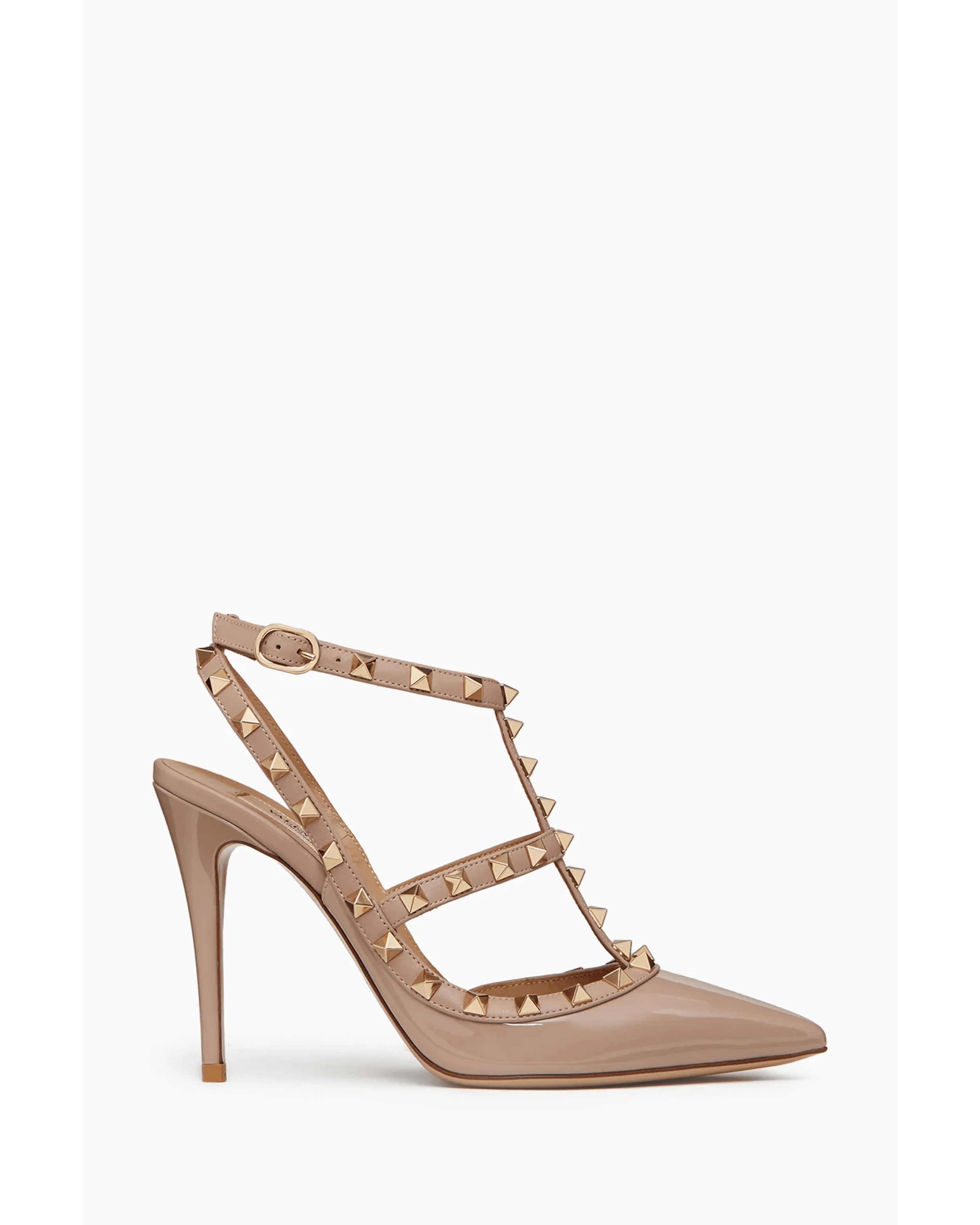 Rockstud 100 Caged Pumps in Patent Leather - Endless - UAE Rental and Resale for Women's Fashion