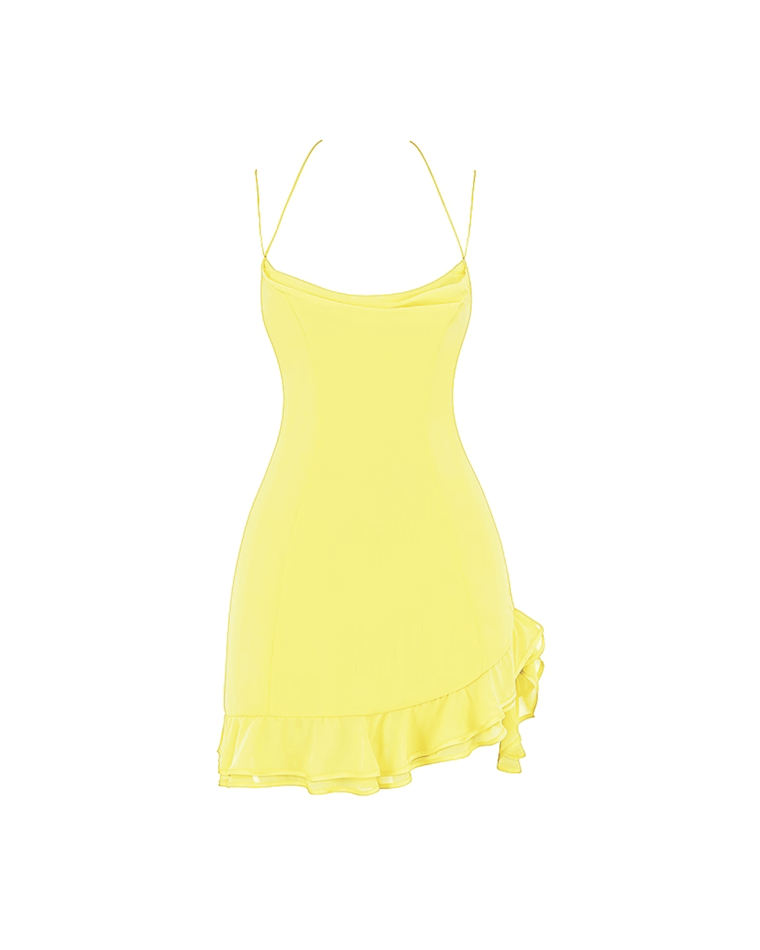 Rossella Buttercup Ruffle Mini Dress - Endless - UAE Rental and Resale for Women's Fashion