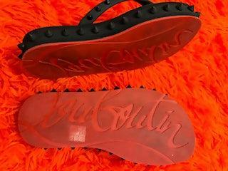 Rubber Spike Super Loubi Flip Flop - Endless - UAE Rental and Resale for Women's Fashion