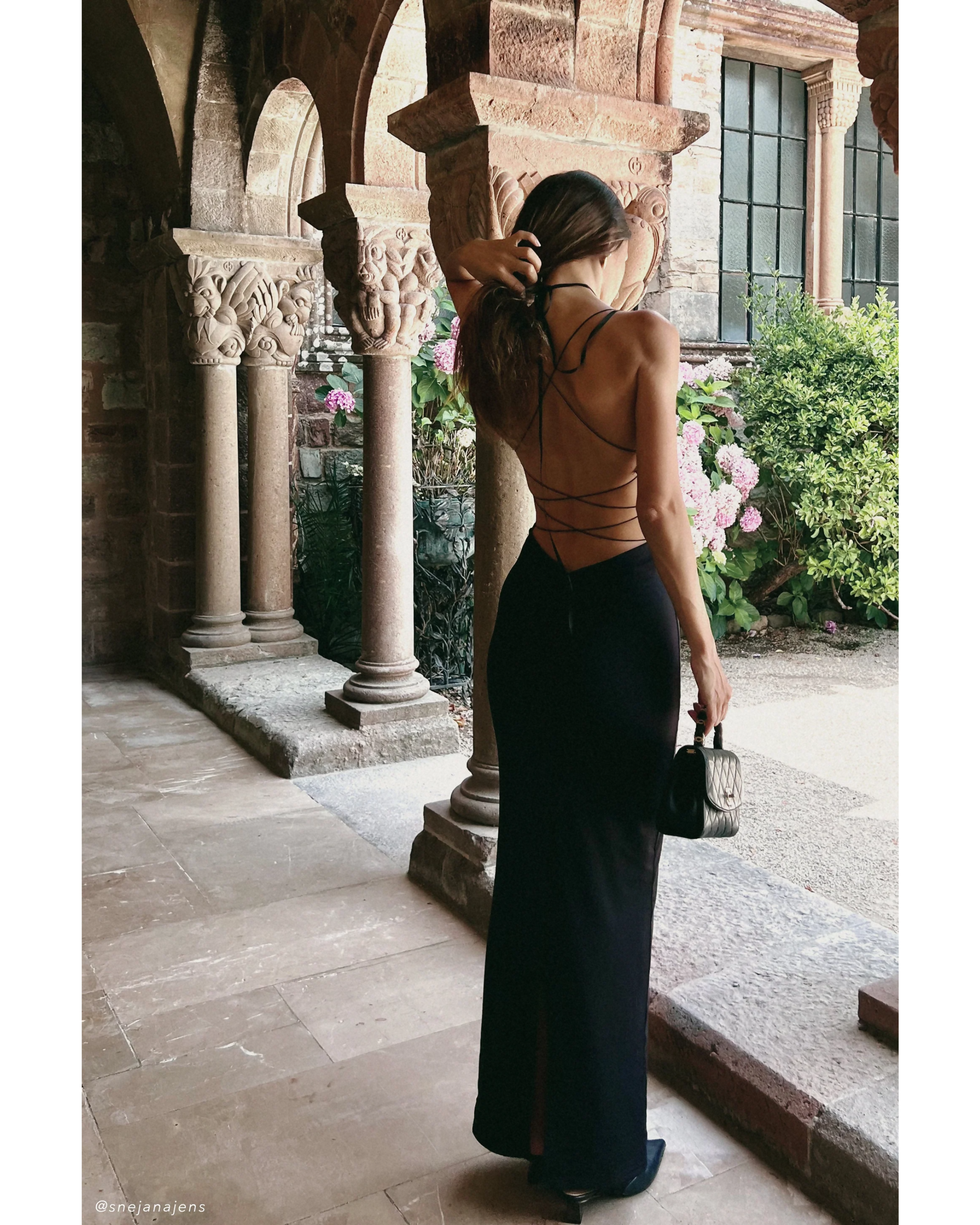 Sabine Backless Maxi Dress - Endless - UAE Rental and Resale for Women's Fashion
