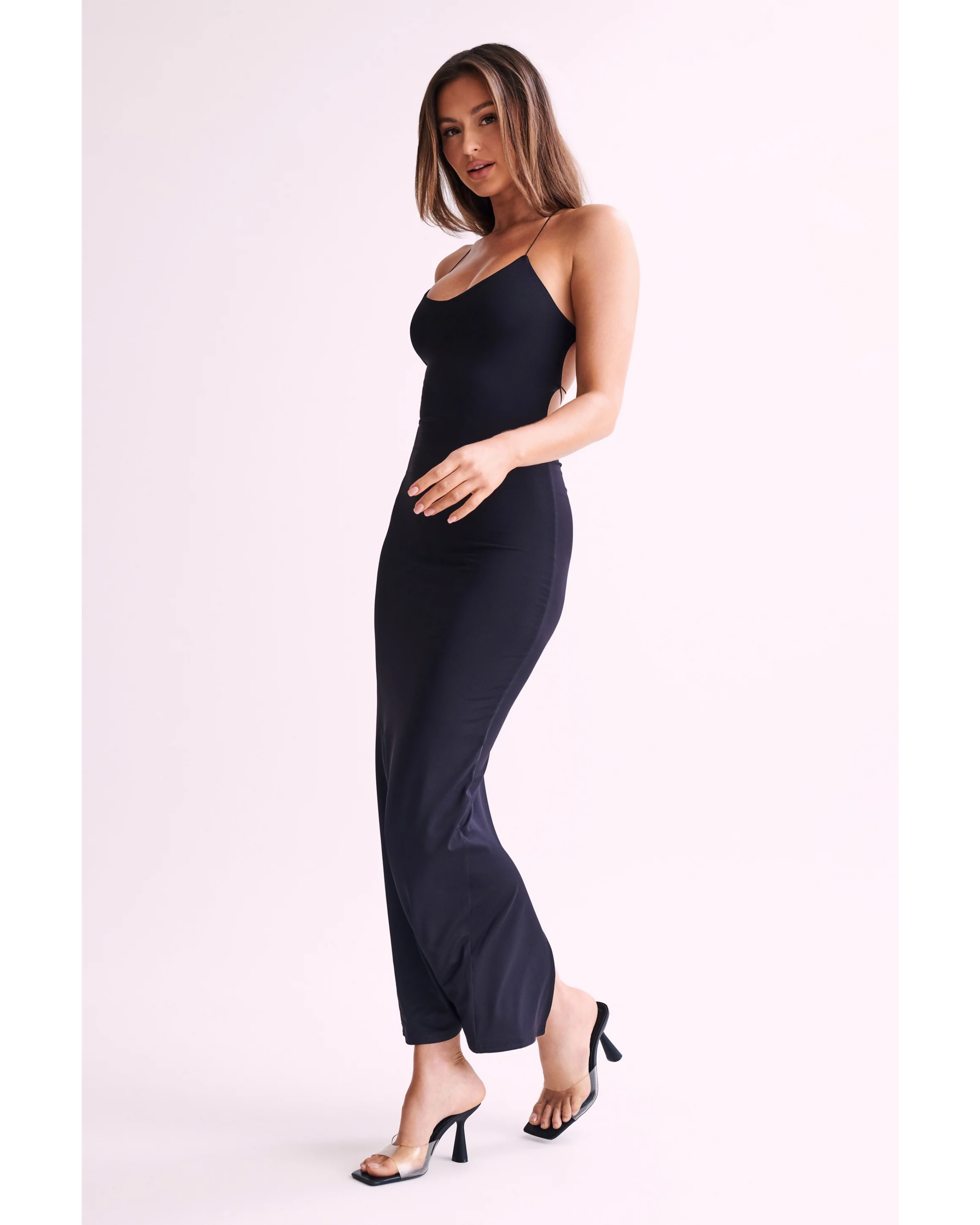 Sabine Backless Maxi Dress - Endless - UAE Rental and Resale for Women's Fashion