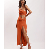 Sami Cut Out Midi Dress - Endless - UAE Rental and Resale for Women's Fashion