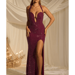 Sansel Embellished Halterneck Gown - Endless - UAE Rental and Resale for Women's Fashion
