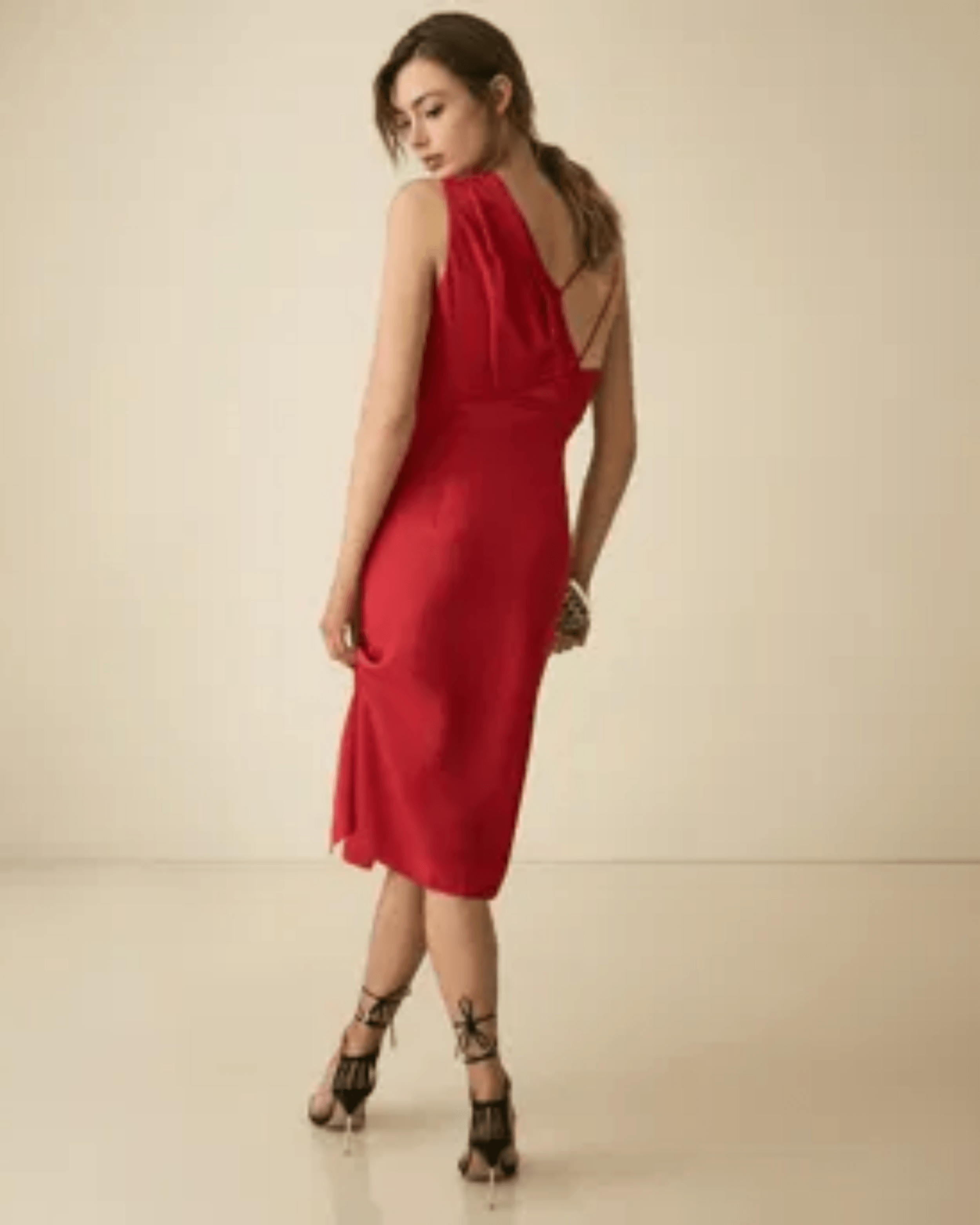 Sara One Shoulder Cocktail Dress - Endless - UAE Rental and Resale for Women's Fashion