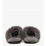 Scuffette Black Grey Suede Shearling Slippers - Endless - UAE Rental and Resale for Women's Fashion