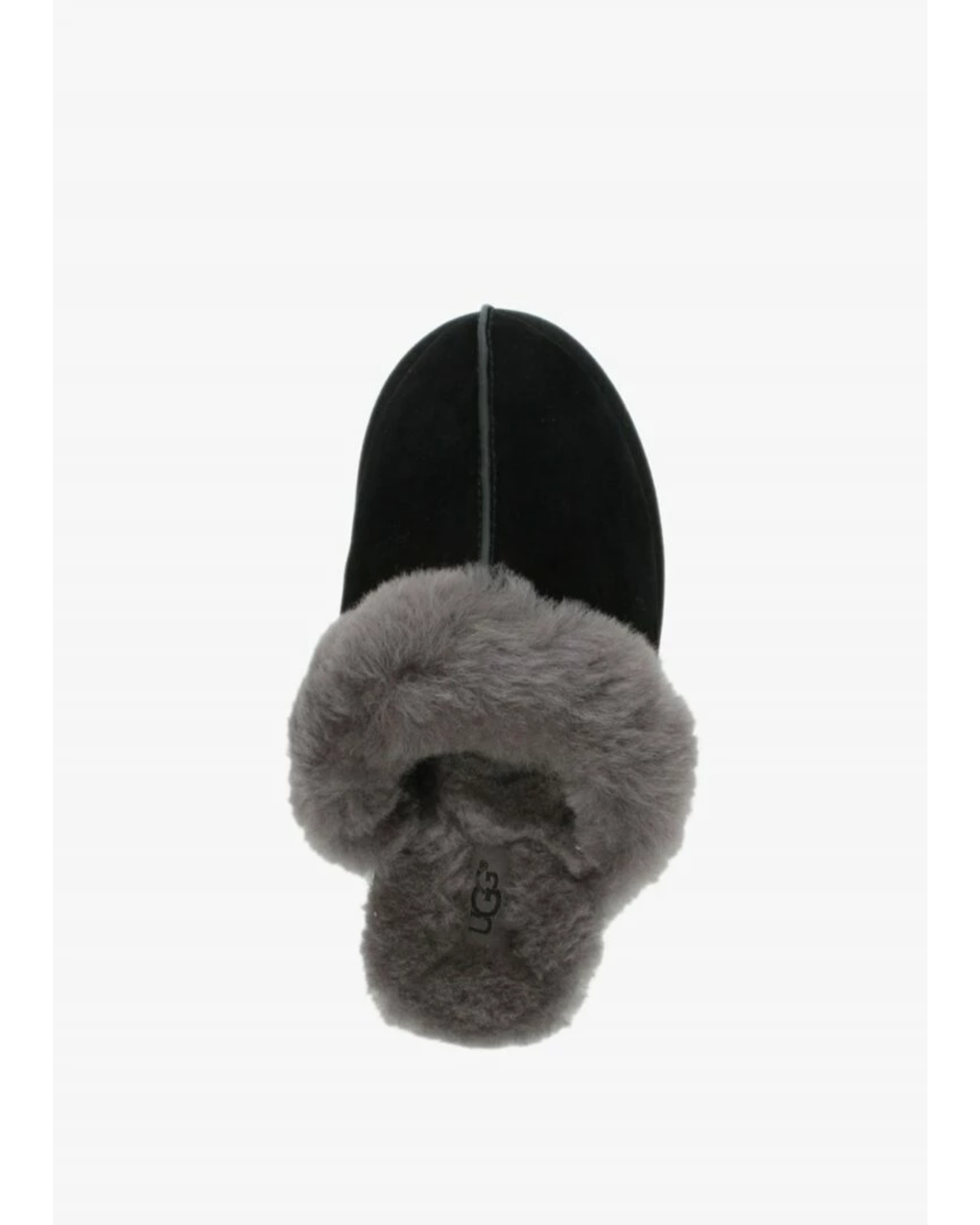 Scuffette Black Grey Suede Shearling Slippers - Endless - UAE Rental and Resale for Women's Fashion