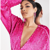Sequin Wrap Mini Dress - Endless - UAE Rental and Resale for Women's Fashion