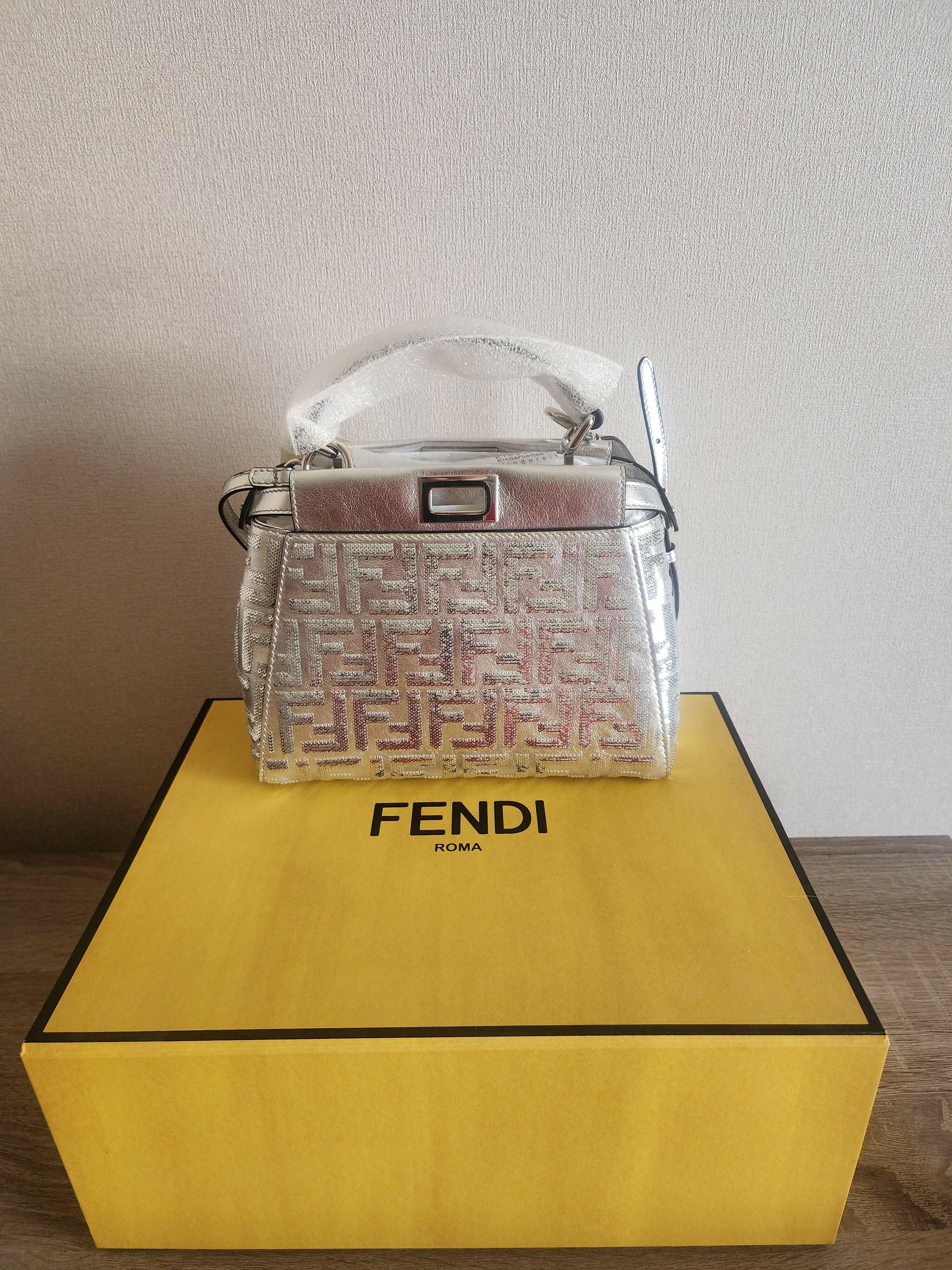 Sequined Zucca Peekaboo Mini Handbag - Endless - UAE Rental and Resale for Women's Fashion