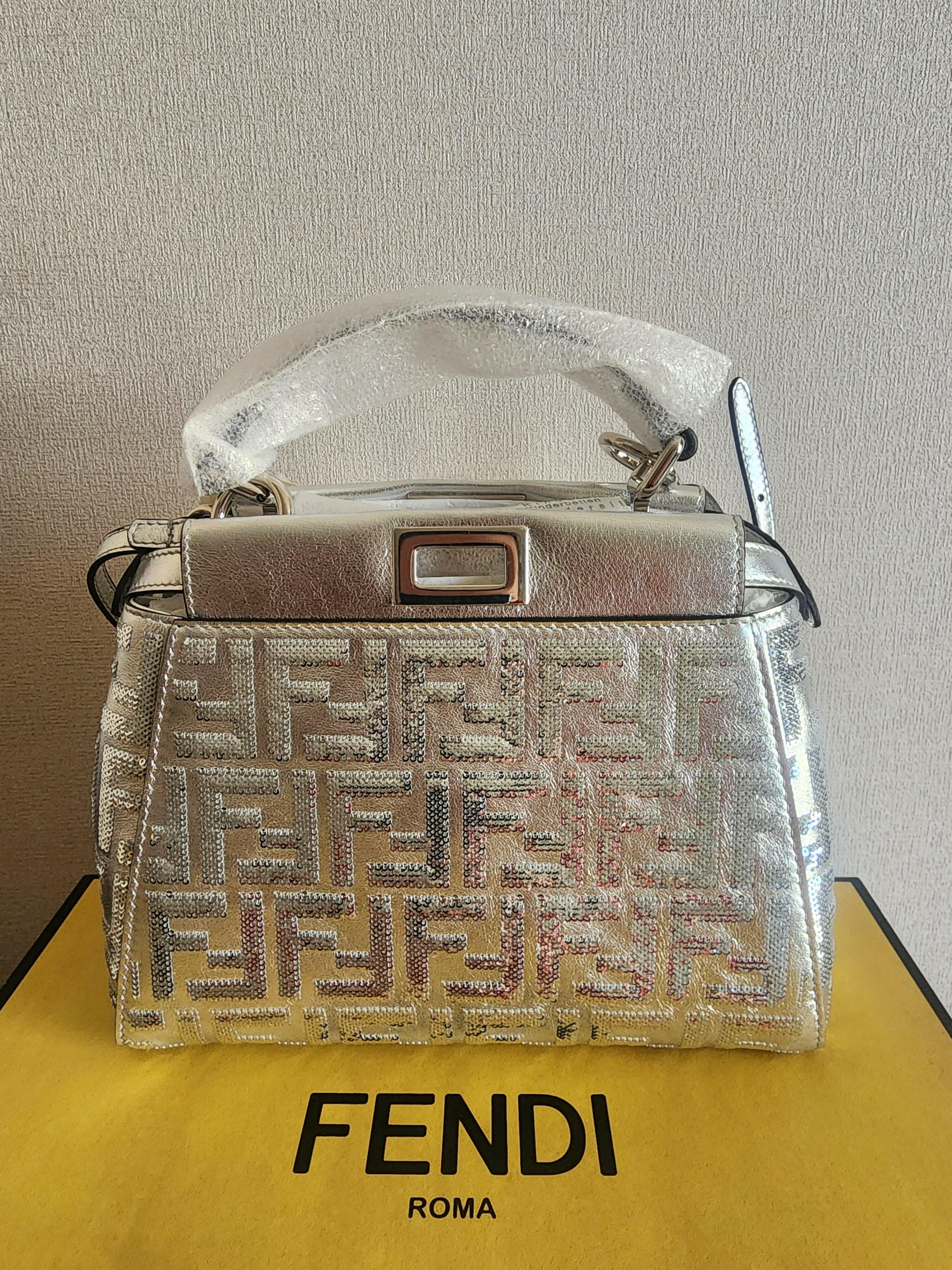 Sequined Zucca Peekaboo Mini Handbag - Endless - UAE Rental and Resale for Women's Fashion