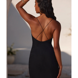 Sereia Ruched Cowl Neck Bodycon Mini Dress - Endless - UAE Rental and Resale for Women's Fashion