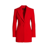 Sergio Hudson Sculptured Blazer Jacket In Crimson - Endless - UAE Rental and Resale for Women's Fashion