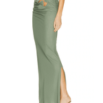 Sheer Jersey Venus Skirt in Khaki - Endless - UAE Rental and Resale for Women's Fashion