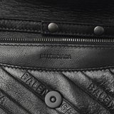 Shiny Goatskin Logo Embossed Monochrome BB Chain Wallet Black - Endless - UAE Rental and Resale for Women's Fashion