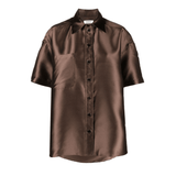 Short-sleeved Satin Shirt - Endless - UAE Rental and Resale for Women's Fashion