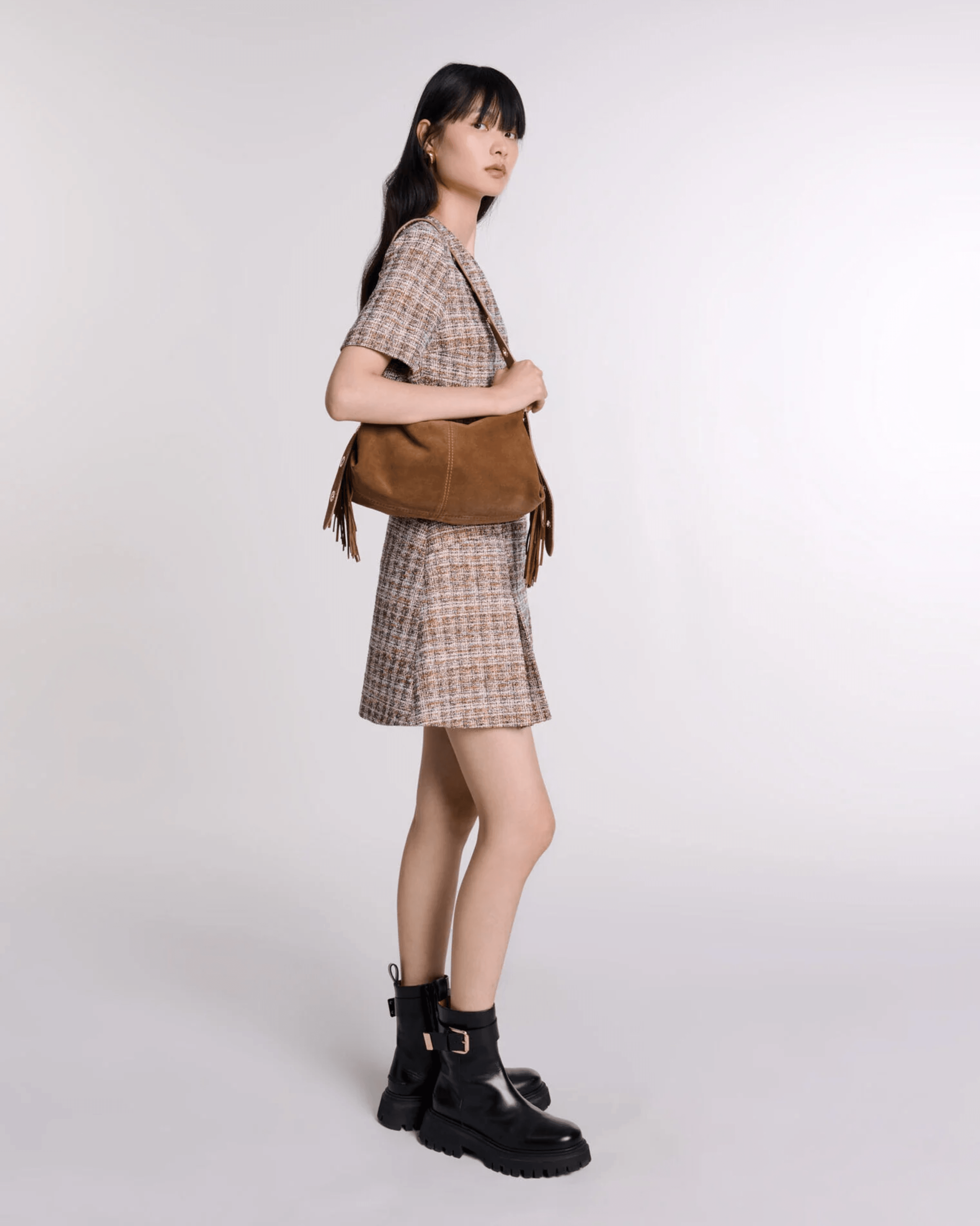 Short Tweed Dress - Endless - UAE Rental and Resale for Women's Fashion