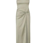Silk High-Slit Slip Dress - Endless - UAE Rental and Resale for Women's Fashion